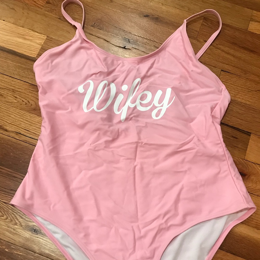 Wifey swim suit bride